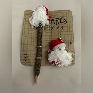 New Knitmares Christmas Santa Pencil & Keychain Tamarind Tree made in Thailand